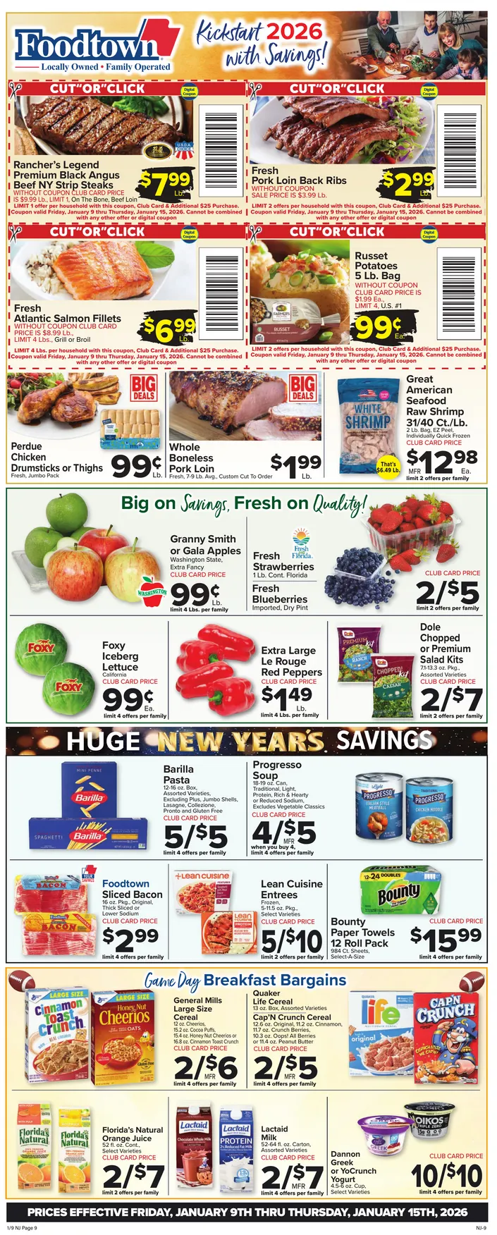 Weekly ad Foodtown Sales from January 9 to January 15 2026 - Page 