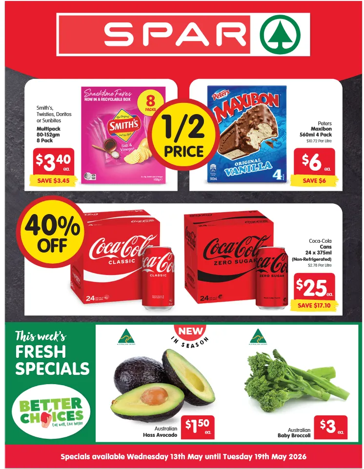 SPAR Sales - Catalogue valid from 13 May to 19 May 2026 - page 1