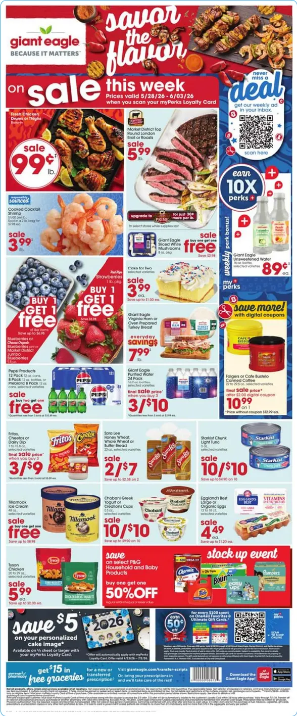  Giant Eagle Sales - May 28 June 6 2026