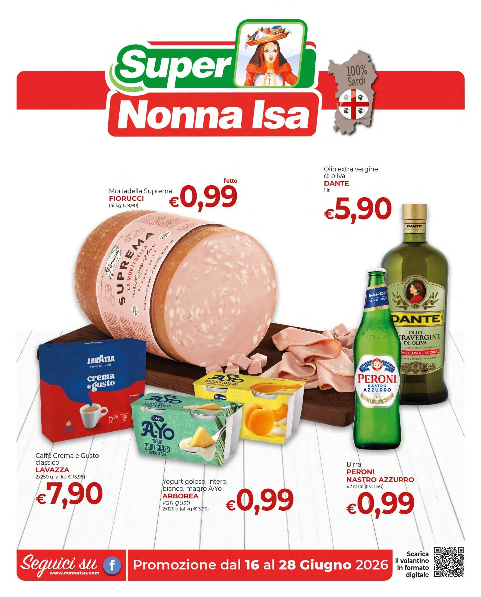 Volantini Supermercati Nonna Isa da 16 giugno a 28 giugno di 2026 - Pagina del volantino 1