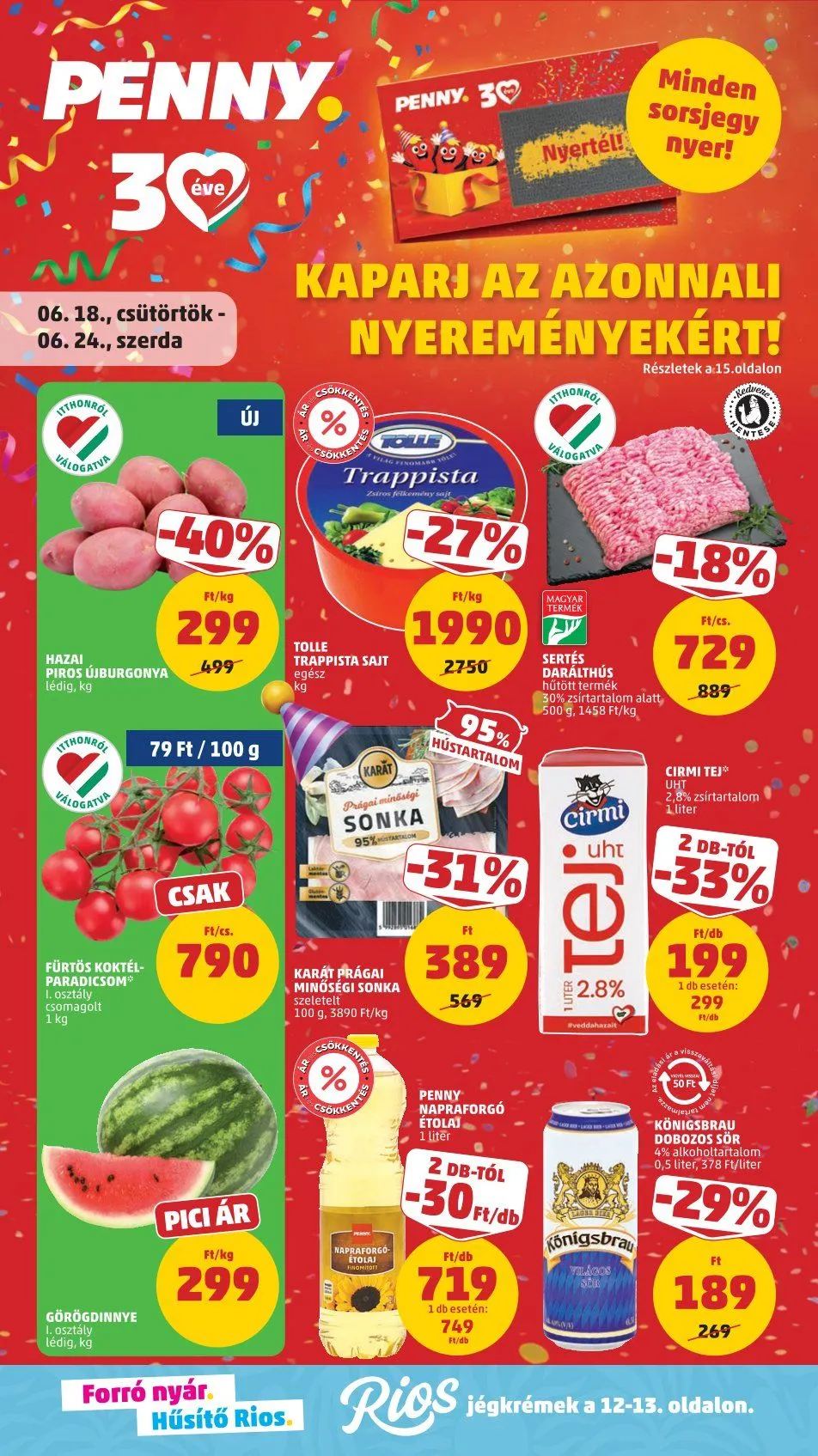 Katalógus Penny Market legfrissebb ajánlatai június 18.-tól június 24.-ig 2026. - Oldal 1