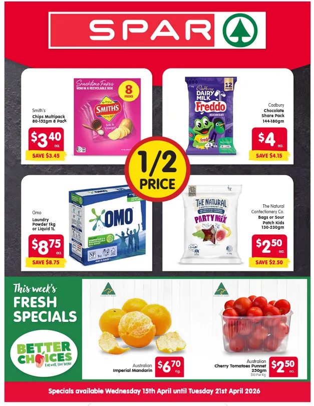  SPAR  - Catalogue valid from 15 April to 21 April 2026 - page 1