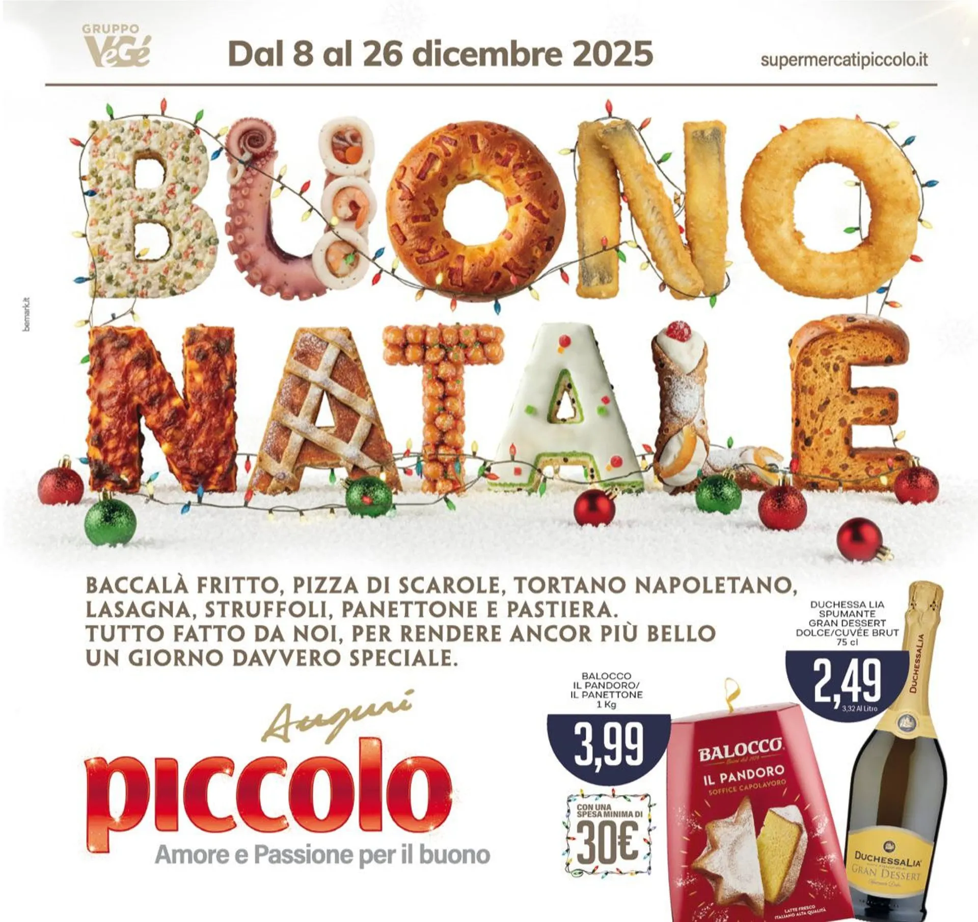 Piccolo Volantino da 8 dicembre a 26 dicembre di 2025 - Pagina del volantino 1