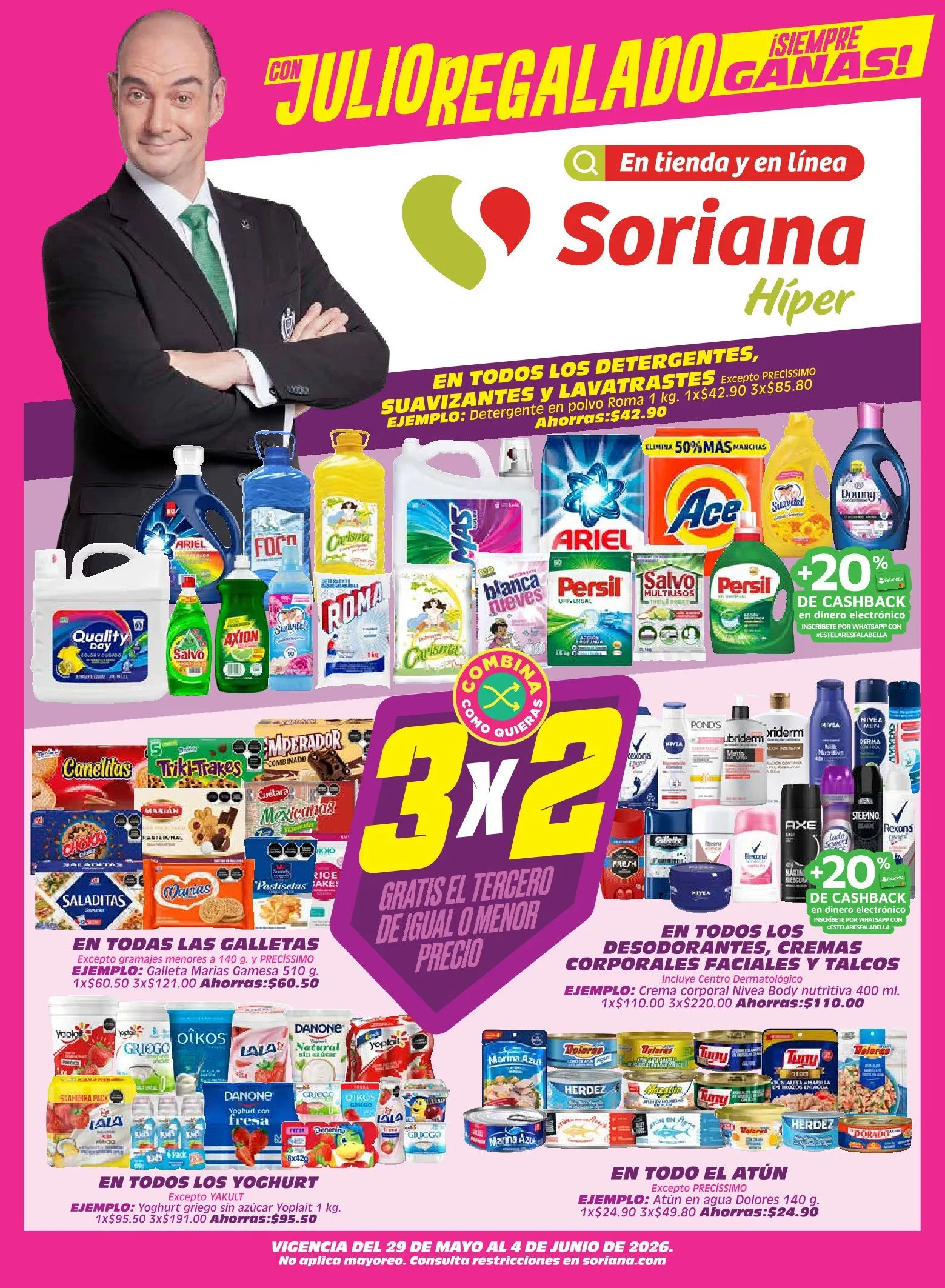 Catálogo de Soriana Ofertas 29 de mayo al 4 de junio 2026 - Pagina 1