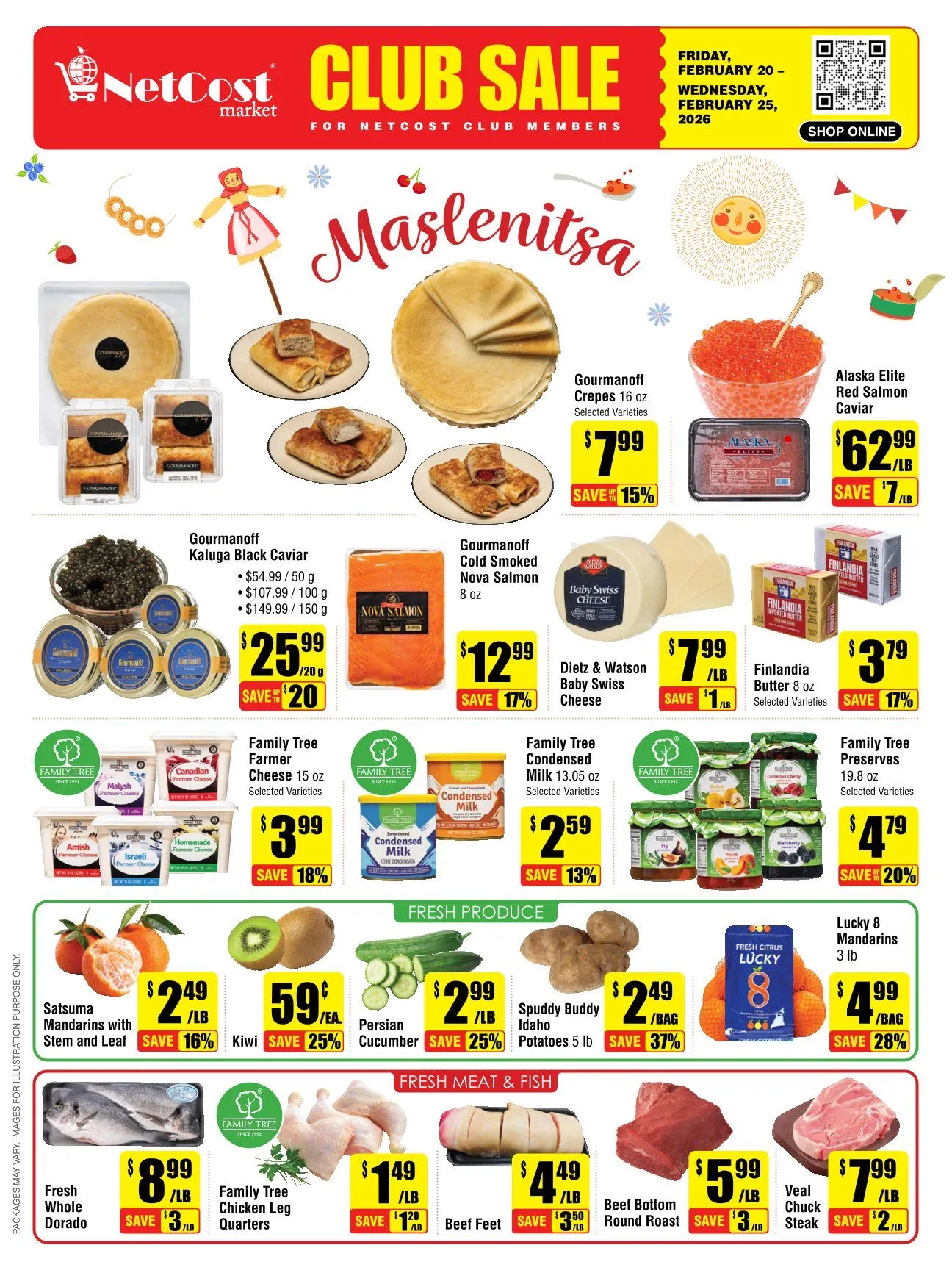 Weekly ad NetCost Market Sales from February 20 to February 25 2026 - Page 1