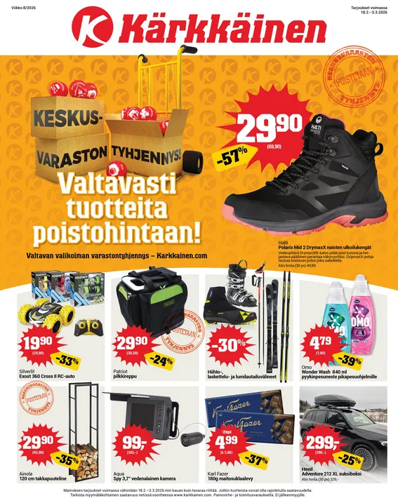  Kaupan Kärkkäinen voimassa alkaen 18. helmikuuta - 3. maaliskuuta 2026 - Tarjouslehti sivu 1