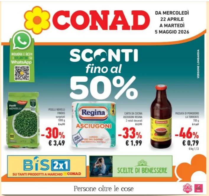 Volantini Conad da 21 aprile a 4 maggio di 2026 - Pagina del volantino 1