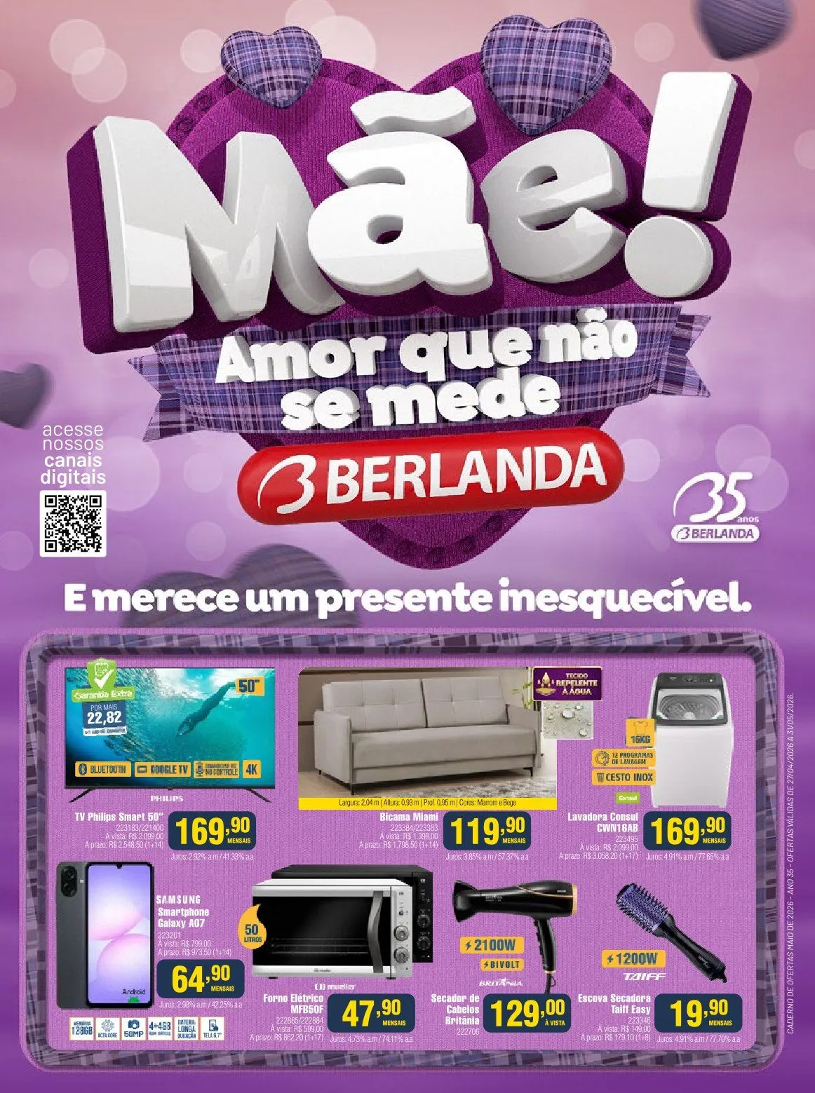 Berlanda - 27 de abril 31 de maio 2026