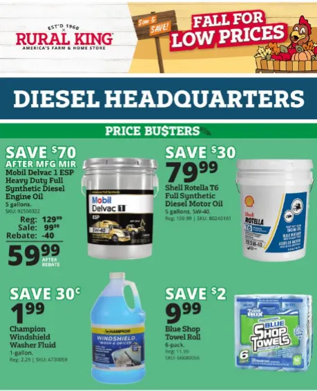 Weekly ad Rural King Sales from September 18 to October 1 2025 - Page 1