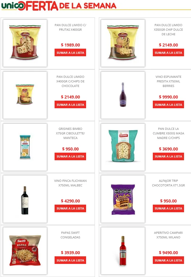 Ofertas de Único Supermercados Ofertas 10 de diciembre al 13 de diciembre 2025 - Página 1 del catálogo
