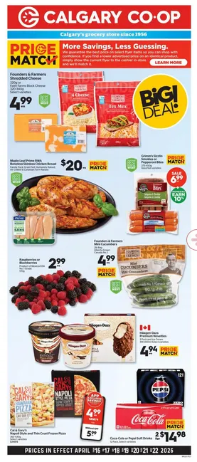 Calgary Co-op Sales from April 16 to April 22 2026 - flyer page 1
