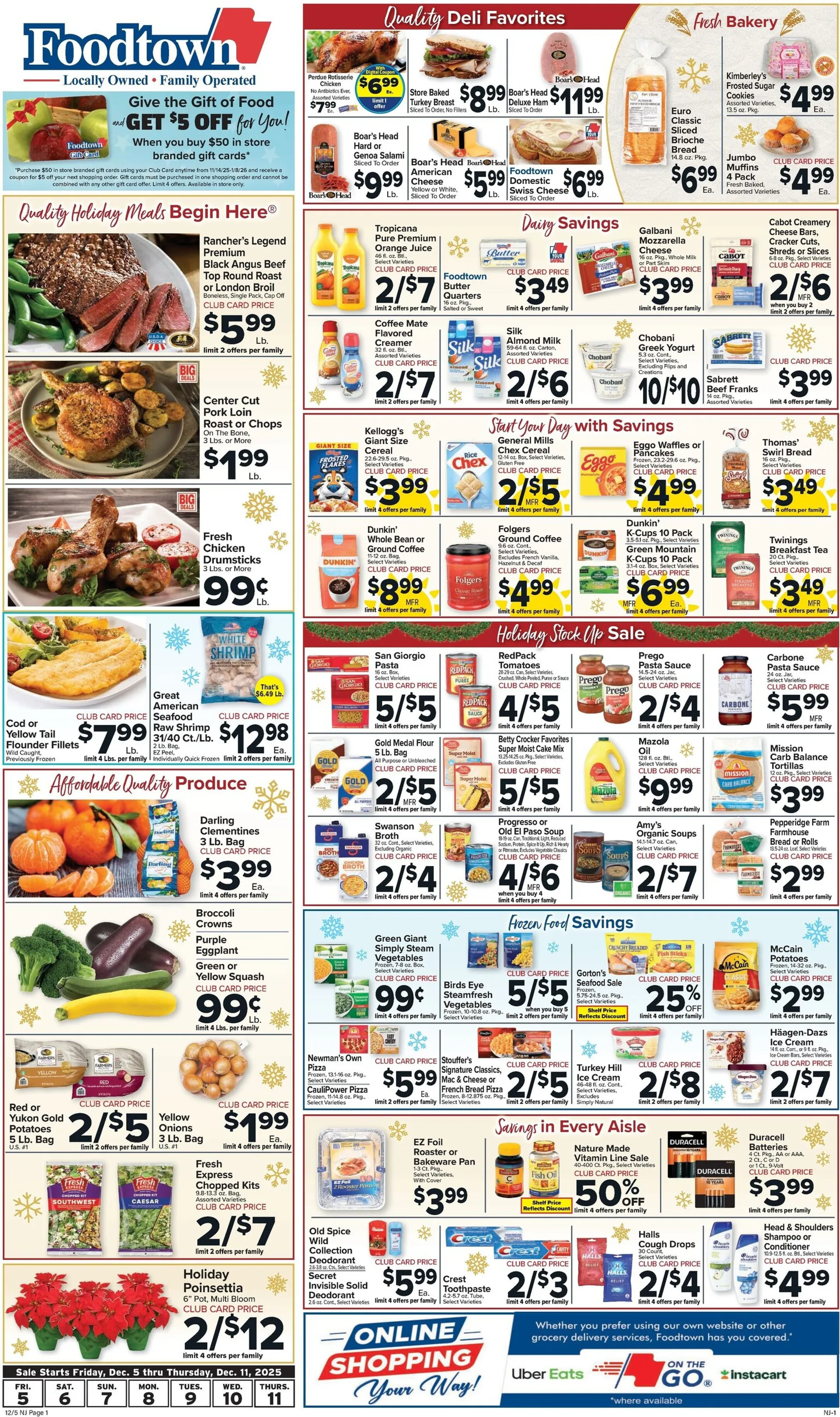 Weekly ad Foodtown Sales from December 5 to December 11 2025 - Page 
