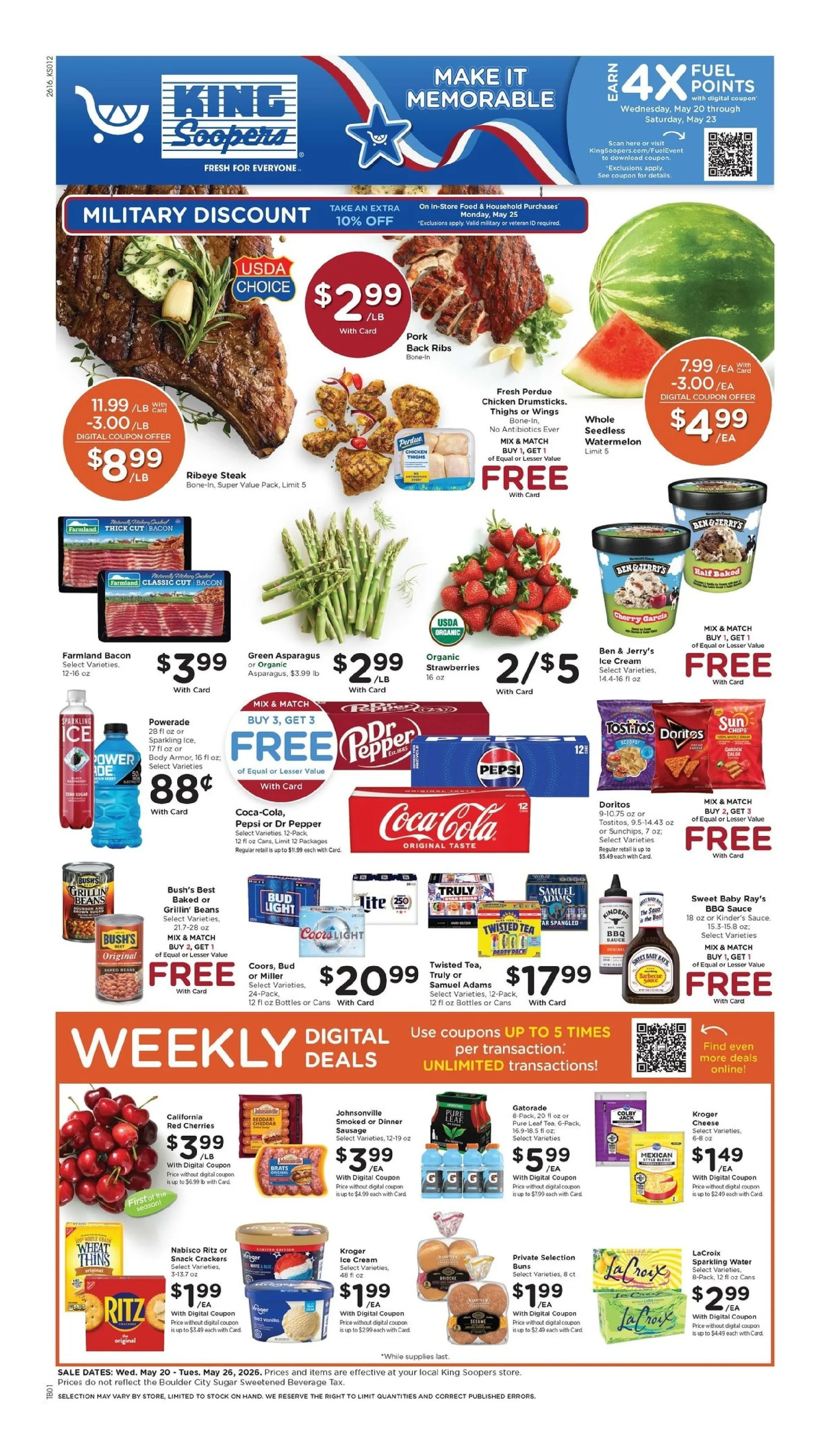 Weekly ad King Soopers Sales from May 22 to May 28 2026 - Page 1