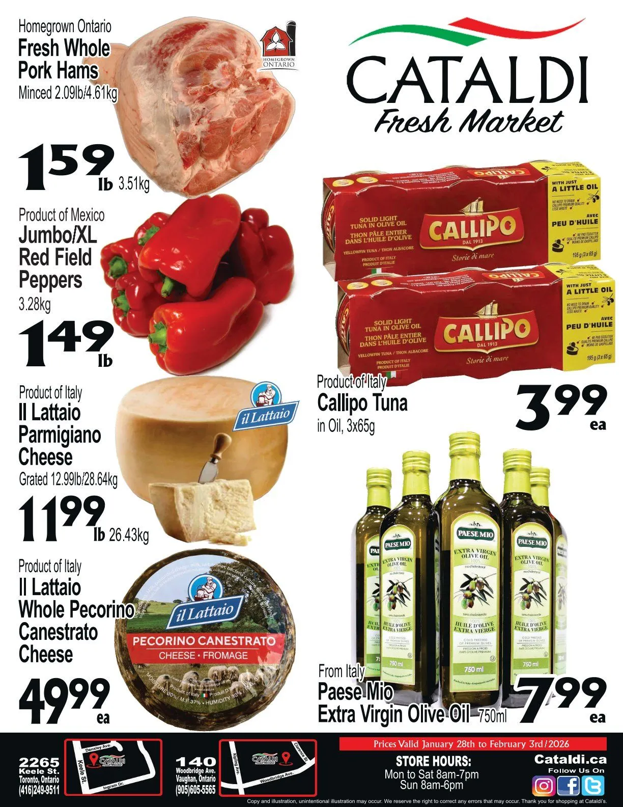 Cataldi Fresh Market Sales from January 28 to February 3 2026 - flyer page 