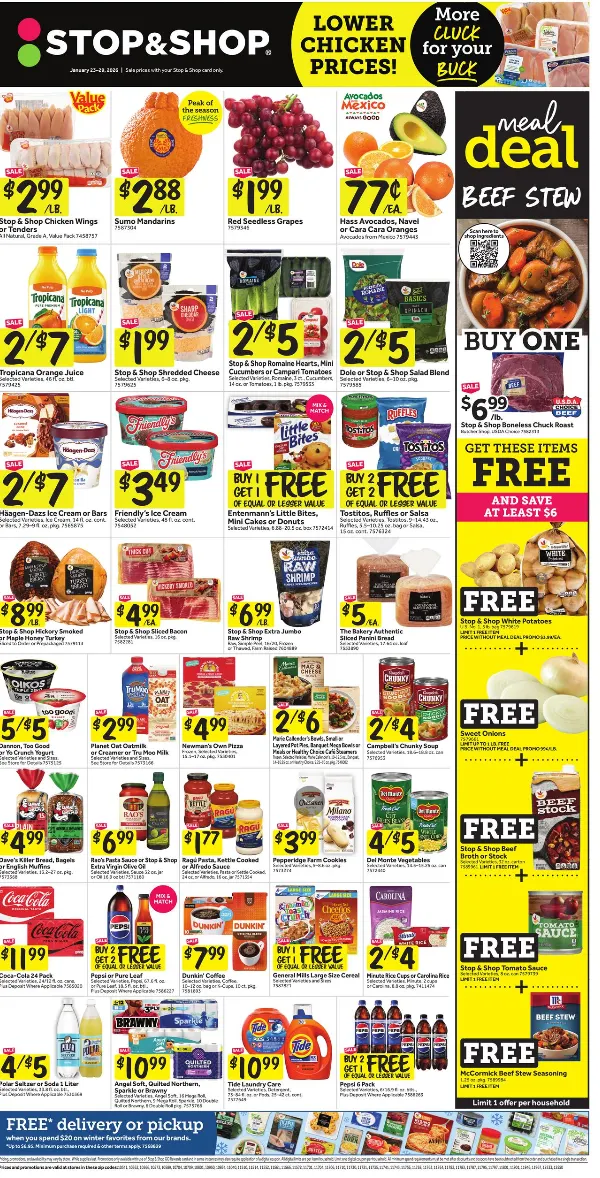 Weekly ad Stop & Shop Sales from January 23 to January 29 2026 - Page