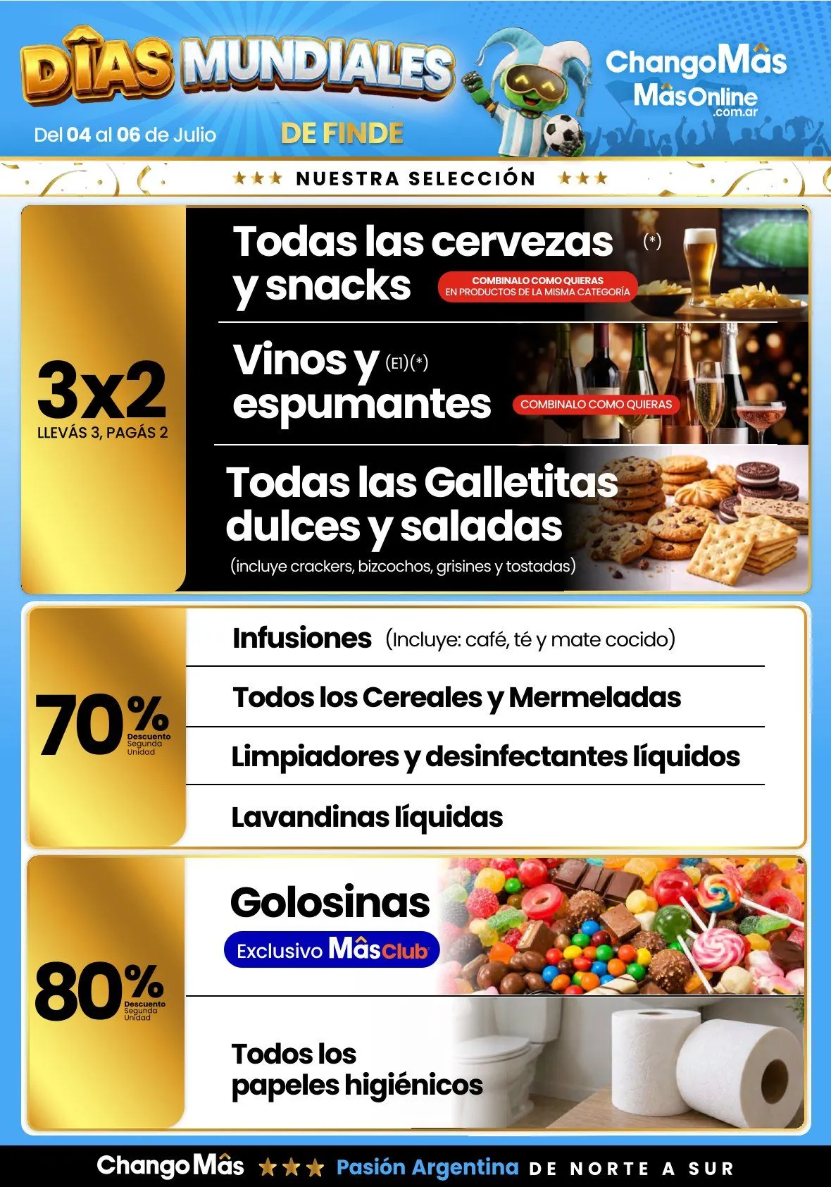 Ofertas de Changomas Ofertas 4 de julio al 6 de julio 2026 - Página 1 del catálogo