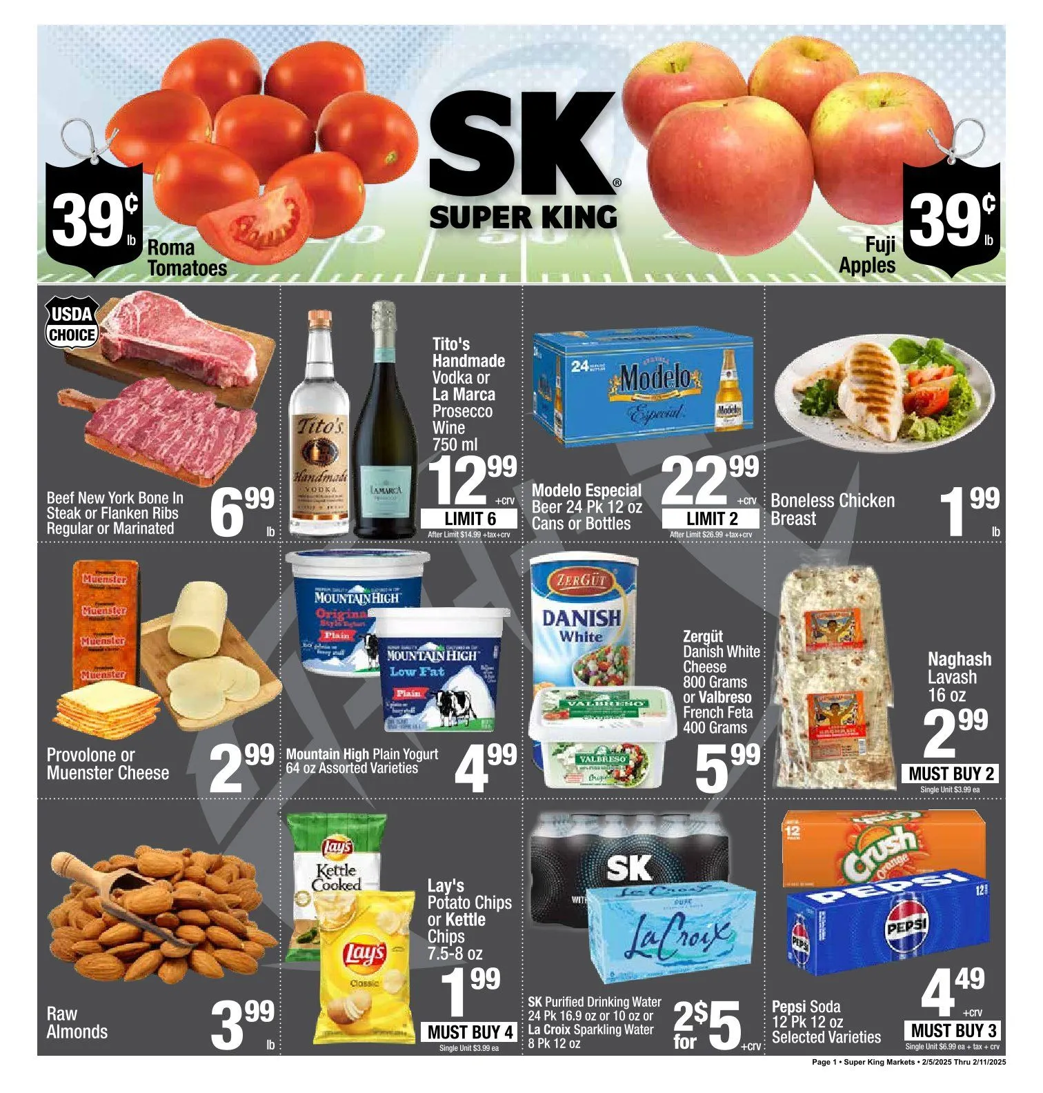 Weekly ad Super King Market Deals from February 5 to February 11 2025 - Page 1