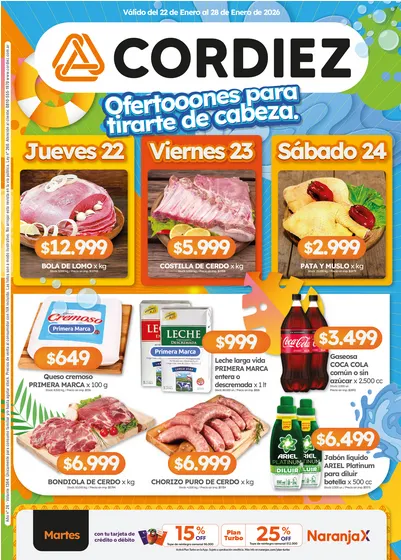 Ofertas de Ofertas Cordiez  20 de enero al 28 de enero 2026 - Página  del catálogo
