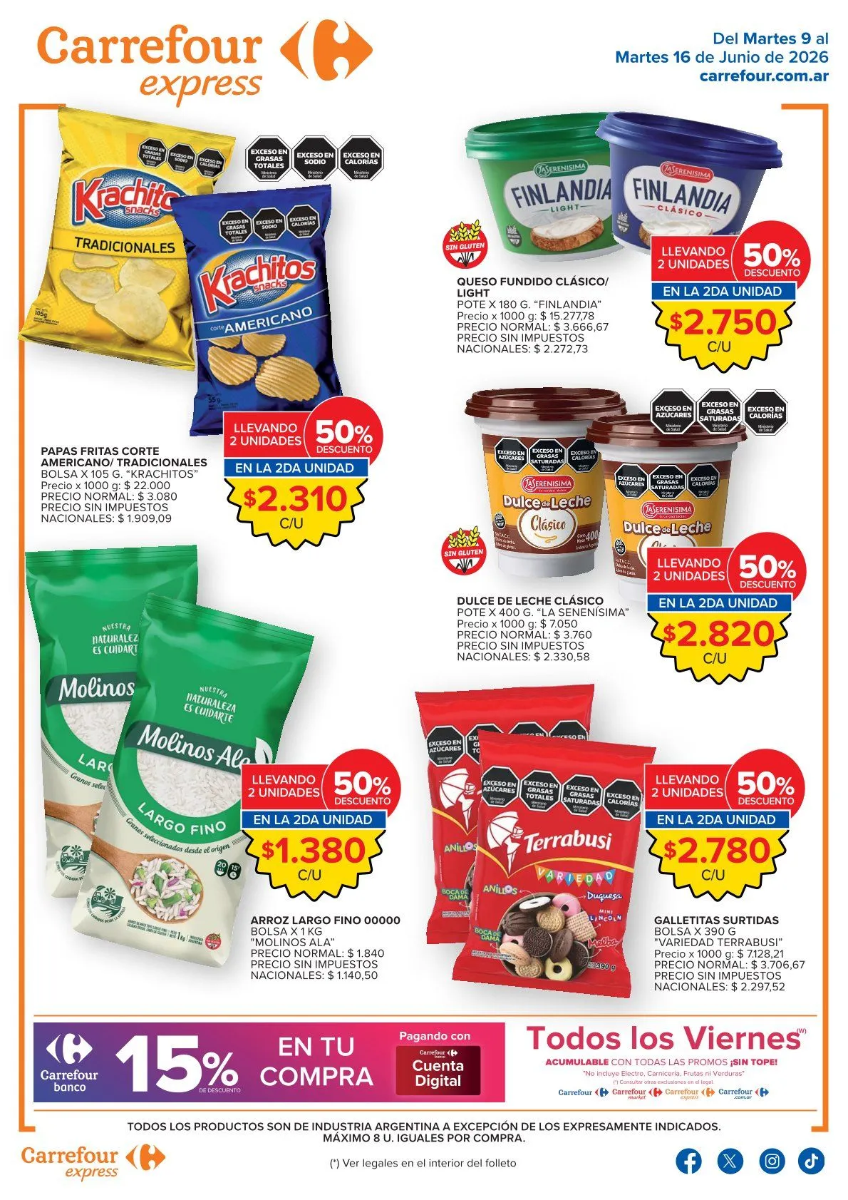 Ofertas de Ofertas Carrefour Express 9 de junio al 16 de junio 2026 - Página  del catálogo