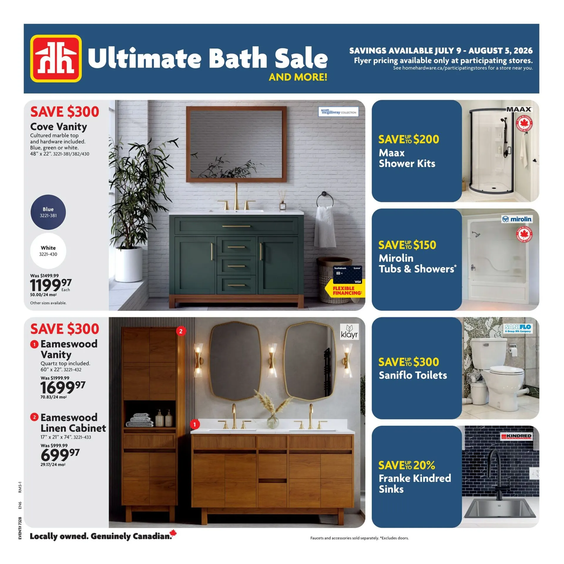 Home Hardware Sales from July 9 to August 5 2026 - flyer page 1