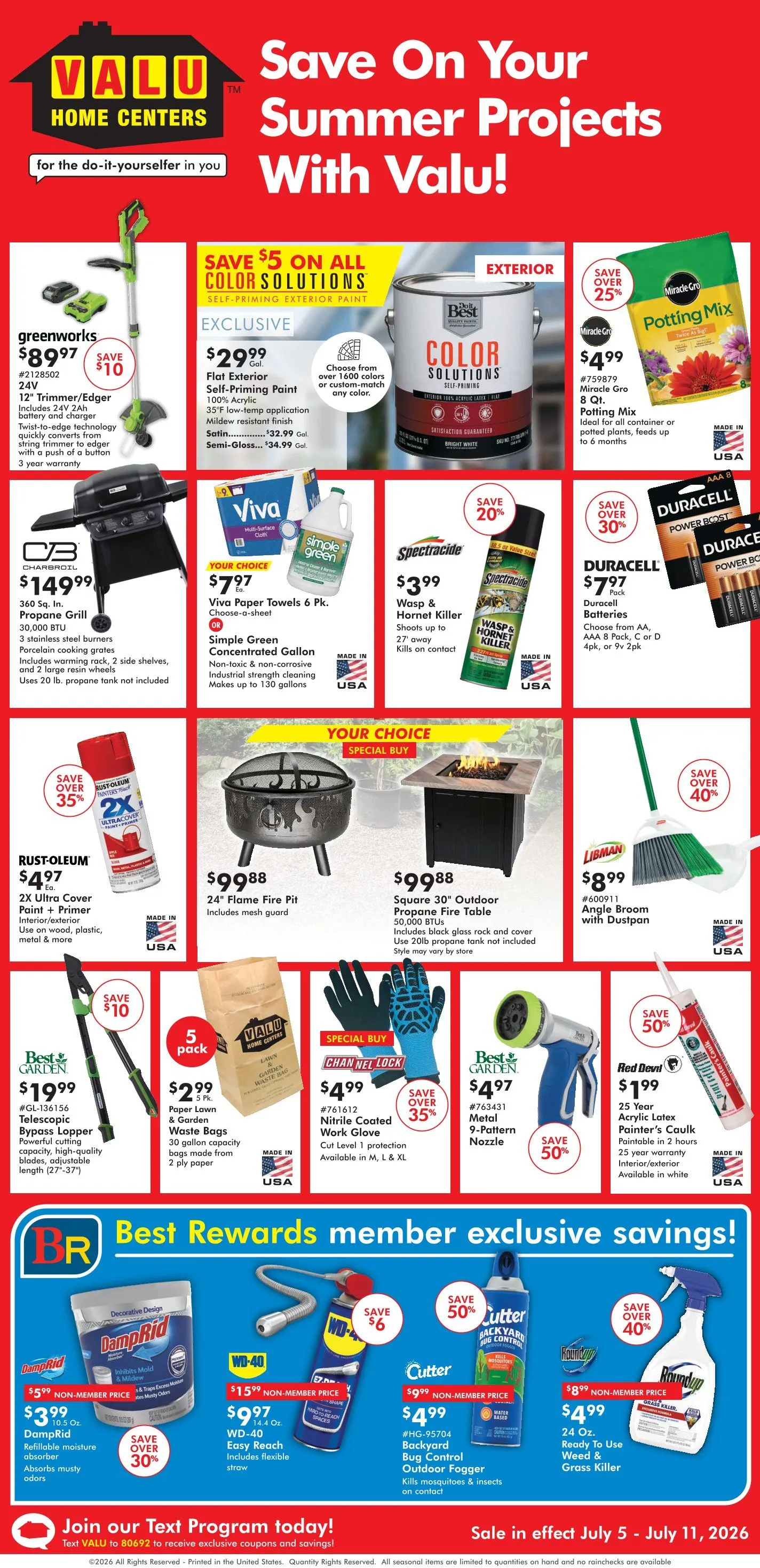 Weekly ad Valu Home Centers Sales from July 5 to July 11 2026 - Page 