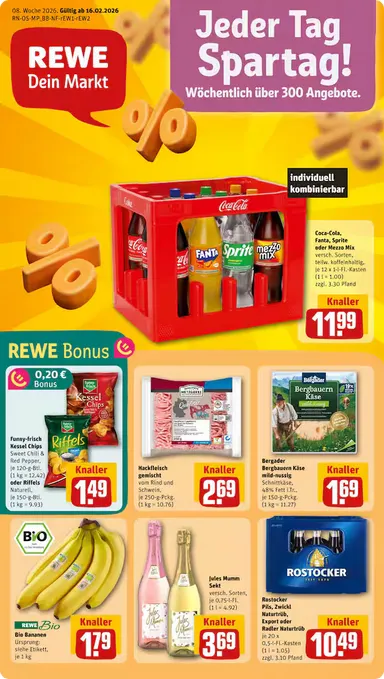 REWE Prospekte von 16. Februar bis 21. Februar 2026 - Prospekt seite 