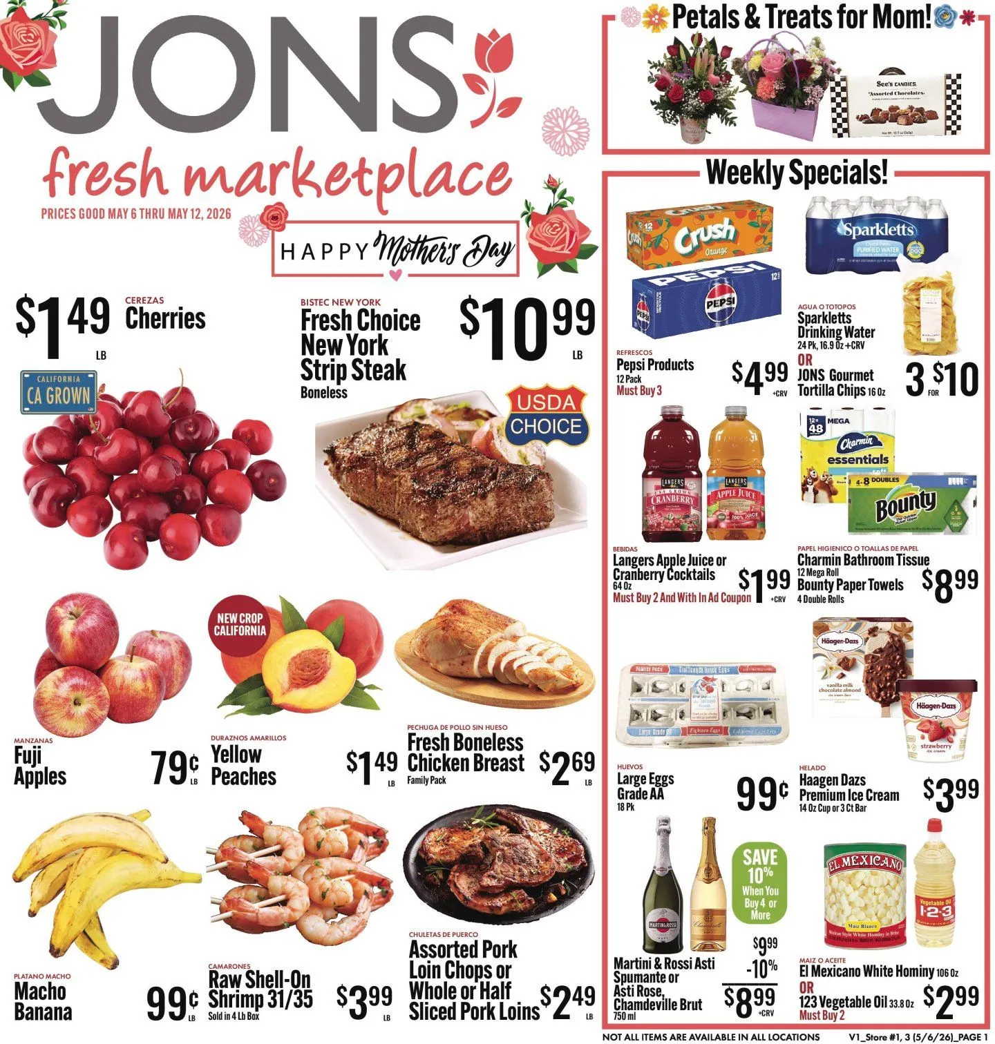 Weekly ad Jons International Sales from May 6 to May 12 2026 - Page 1