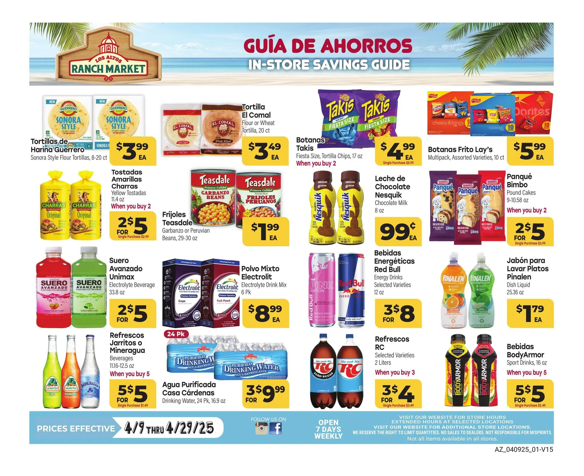 Weekly ad US - Los Altos Ranch Market from April 17 to April 29 2025 - Page 1