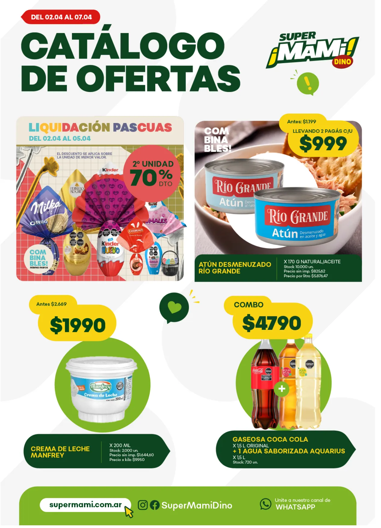 Ofertas de Super Mami Ofertas 2 de abril al 7 de abril 2026 - Página 1 del catálogo