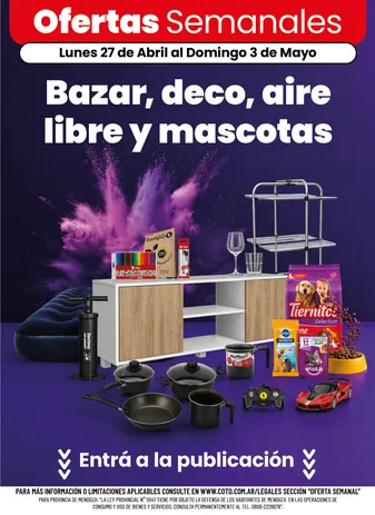 Ofertas de Coto Ofertas 27 de abril al 3 de mayo 2026 - Página 1 del catálogo