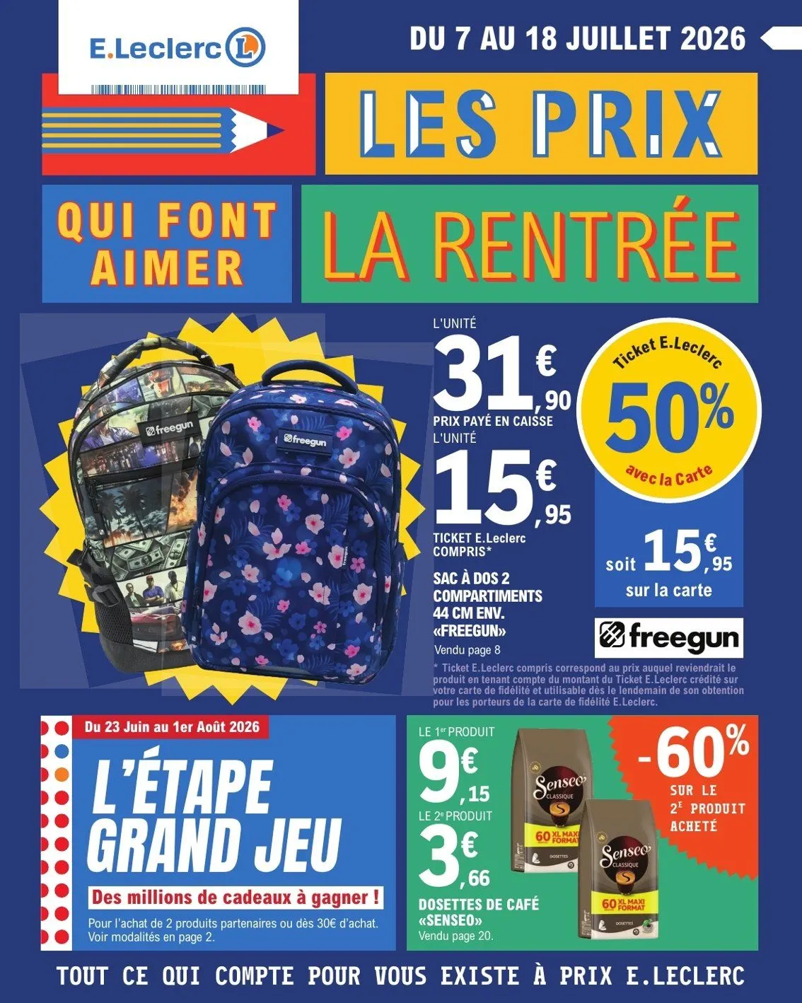 E.Leclerc Catalogue du 17 juillet au 18 juillet 2026 - Catalogue page 1
