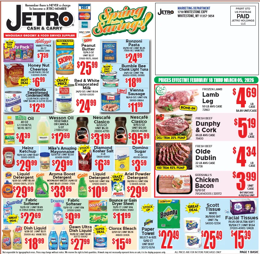 Weekly ad  Jetro Sales from February 18 to March 5 2026 - Page 