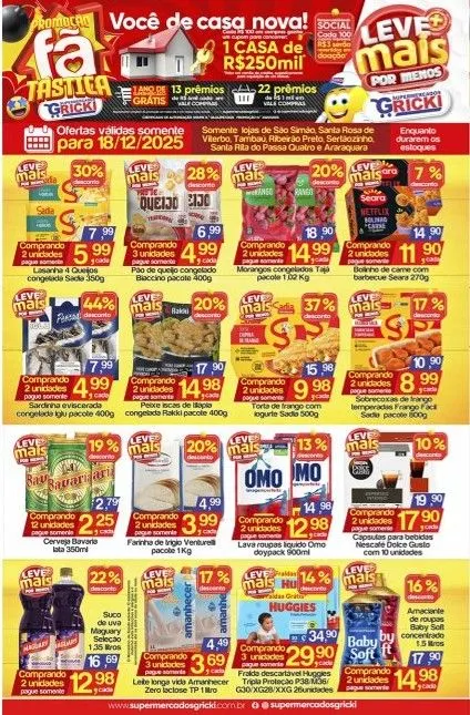 Encarte de Supermercados Gricki Ofertas 18 de dezembro até 24 de dezembro 2025 - Pagina 1