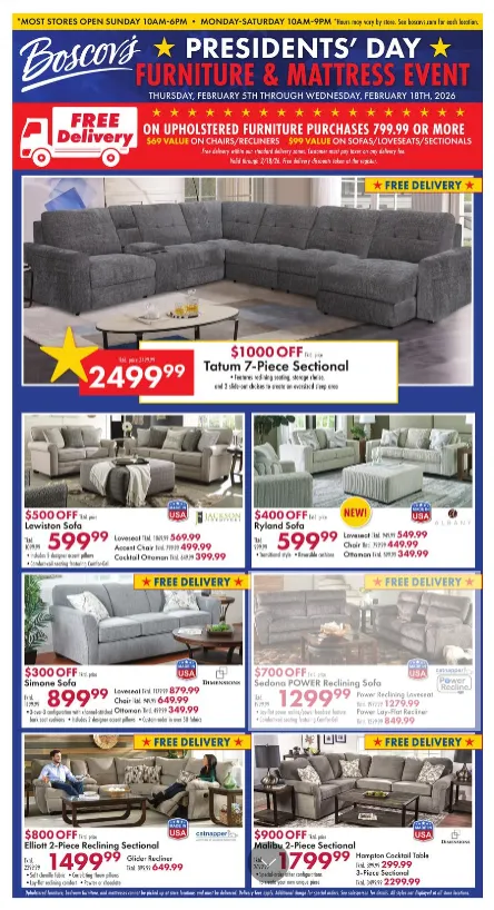 Boscov's Sales - February 5 February 18 2026