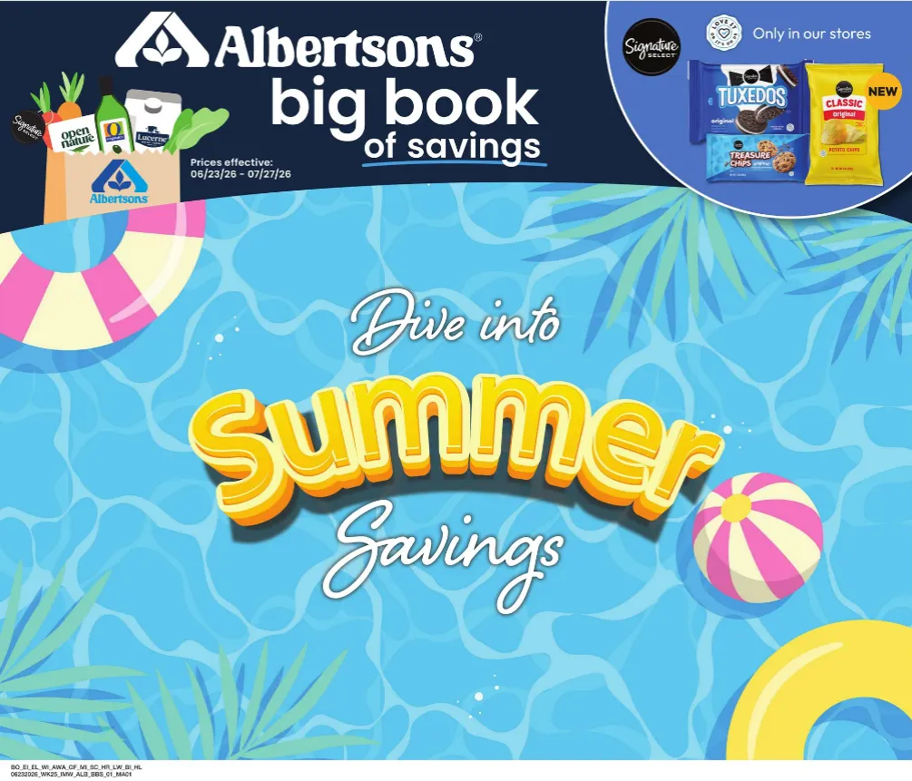 Weekly ad Albertsons Sales from June 23 to July 27 2026 - Page 1