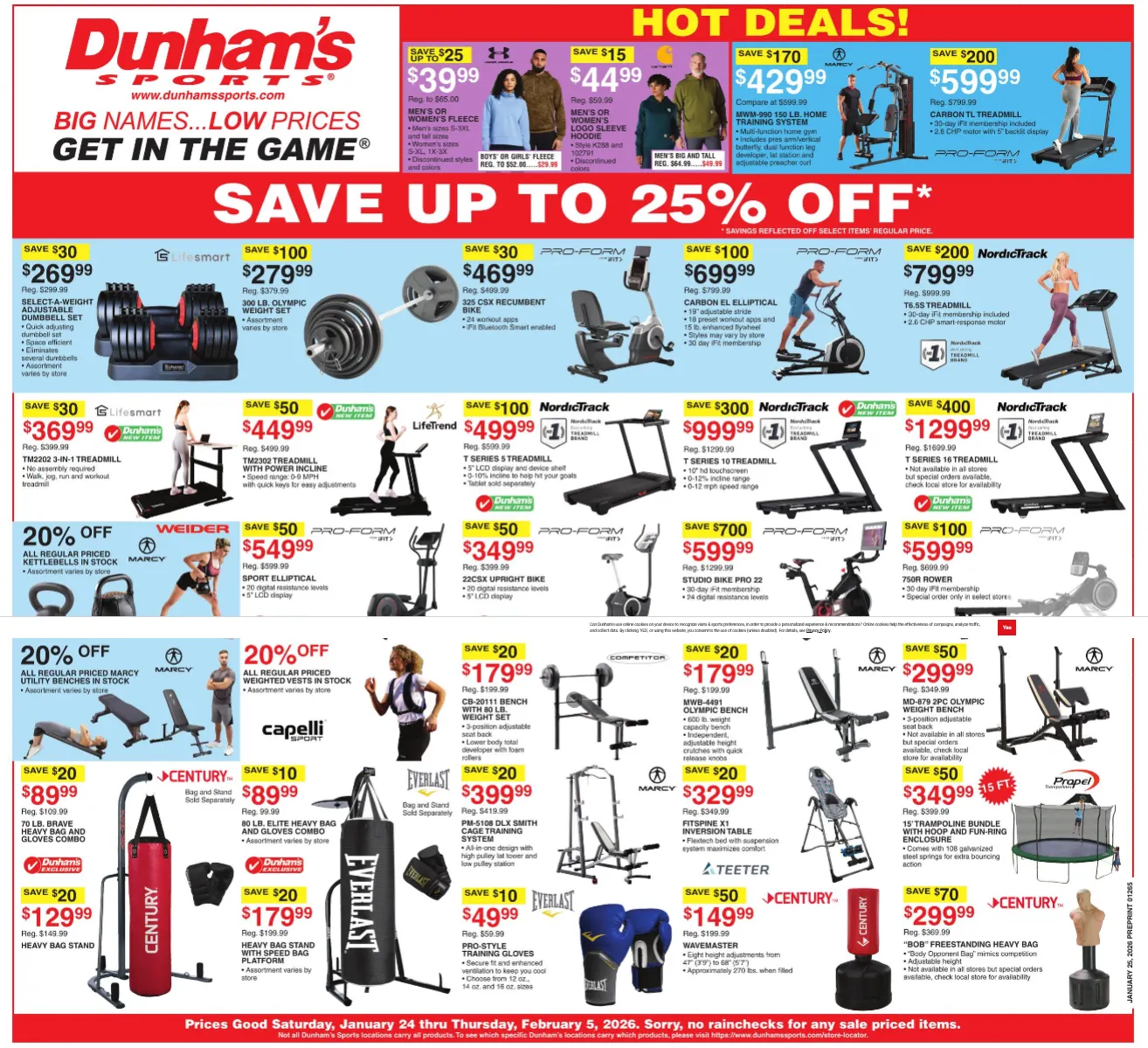 Weekly ad Dunham's Sports Sales from January 24 to February 5 2026 - Page