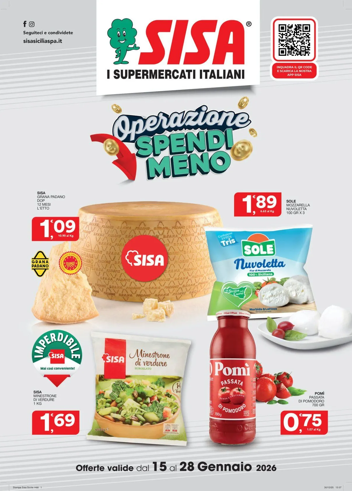 Volantini Sisa da 15 gennaio a 26 gennaio di 2026 - Pagina del volantino 1