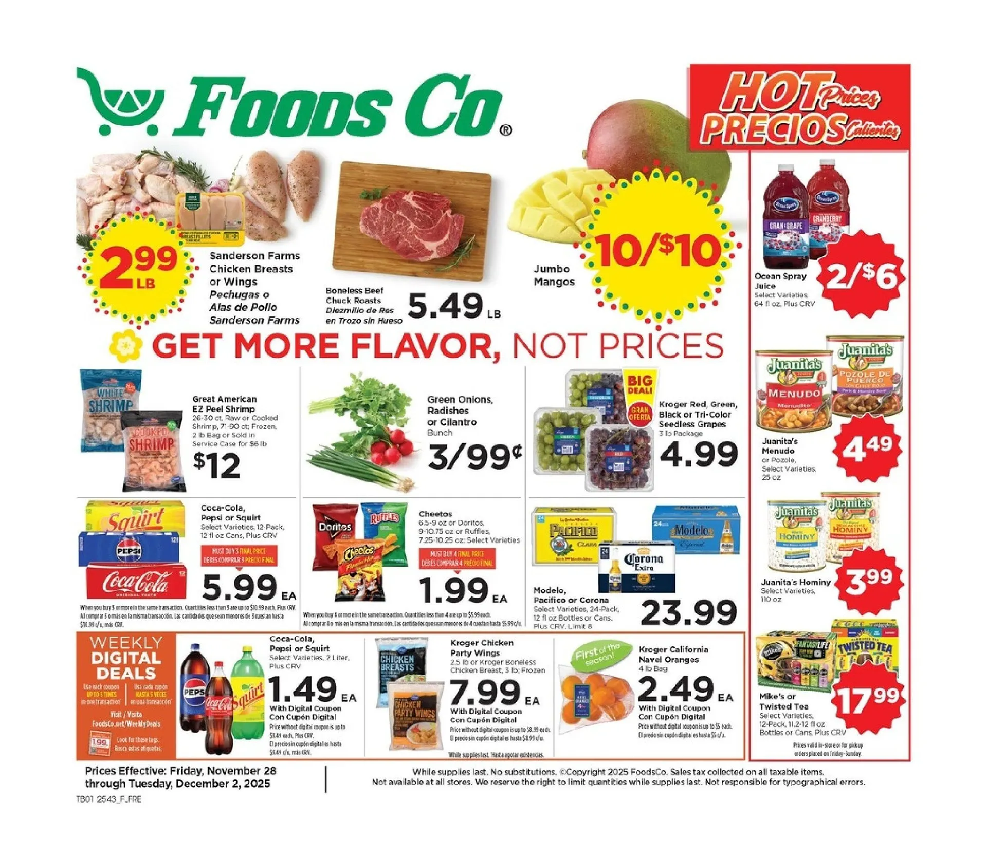 Weekly ad Foods Co. Sales from November 28 to December 2 2025 - Page 