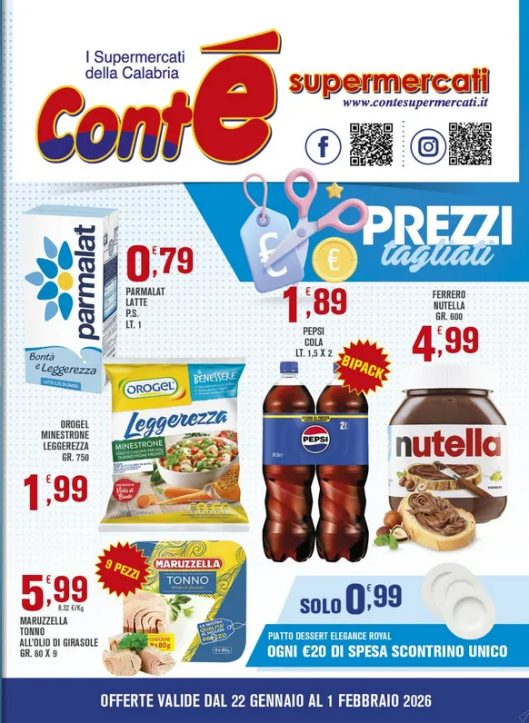  Volantini Conte Supermercati da 22 gennaio a 1 febbraio di 2026 - Pagina del volantino 