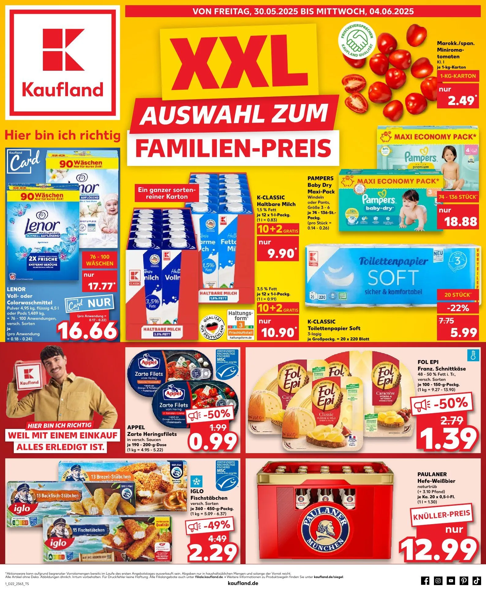 Kaufland Prospekt von 30. Mai bis 4. Juni 2025 - Prospekt seite 1
