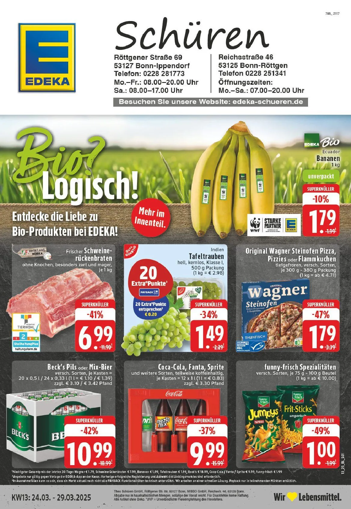 Edeka Prospekt von 25. März bis 29. März 2025 - Prospekt seite 1