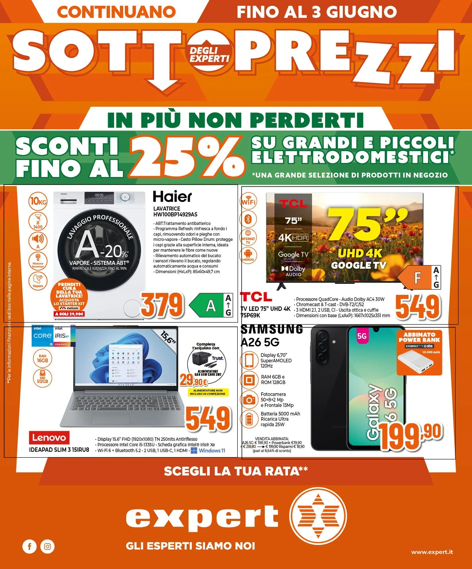 Volantini Expert da 21 maggio a 3 giugno di 2026 - Pagina del volantino 1