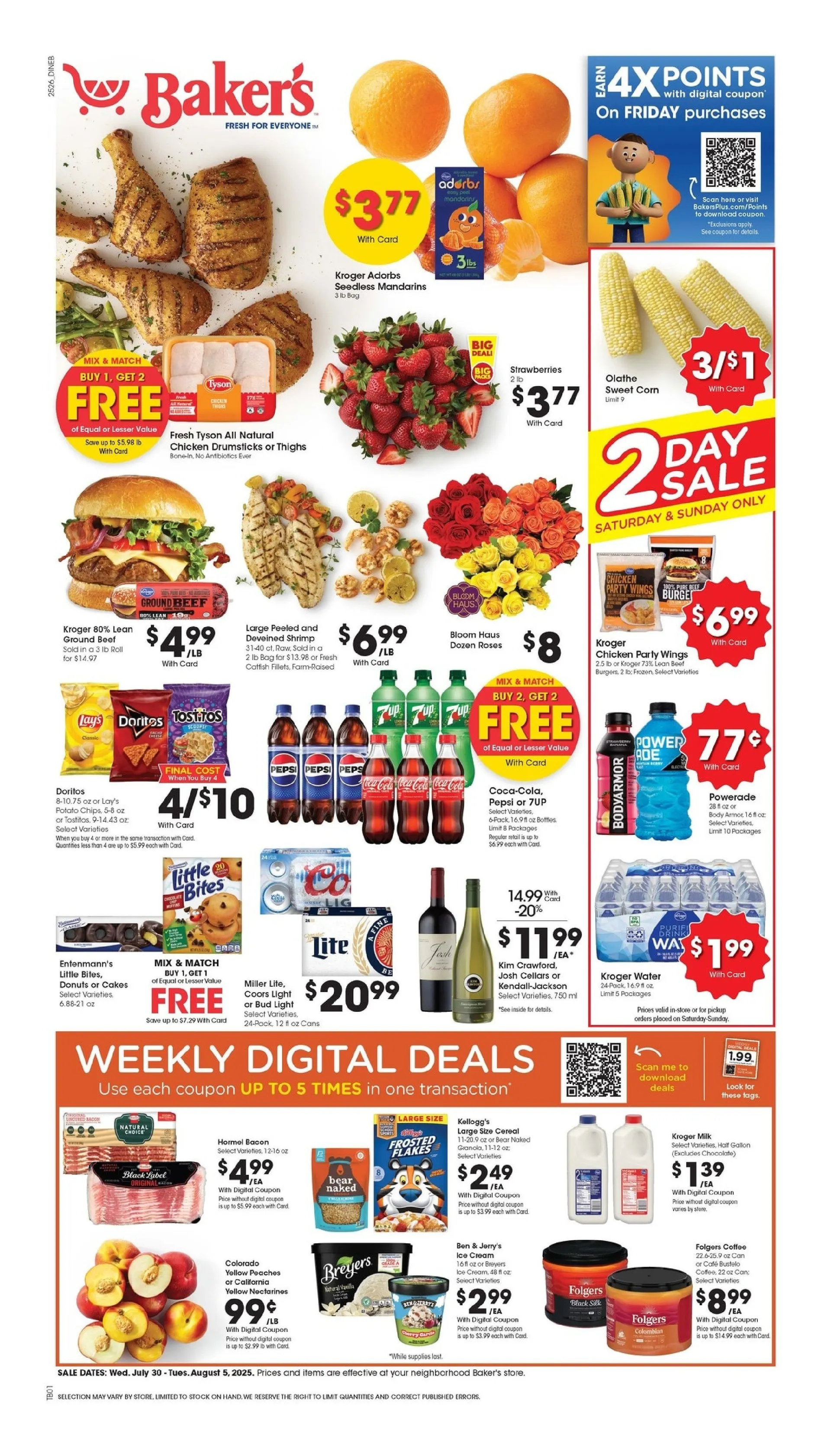 Weekly ad Baker's Sales from July 30 to August 5 2025 - Page