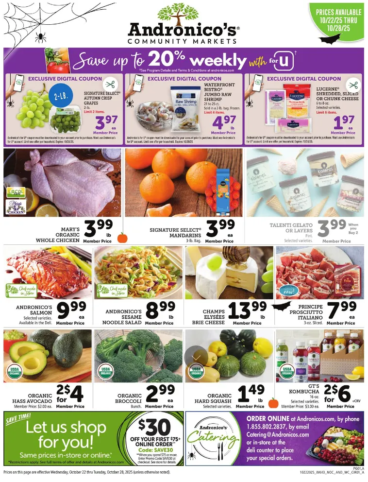 Weekly ad Andronico's Sales from October 22 to October 28 2025 - Page 