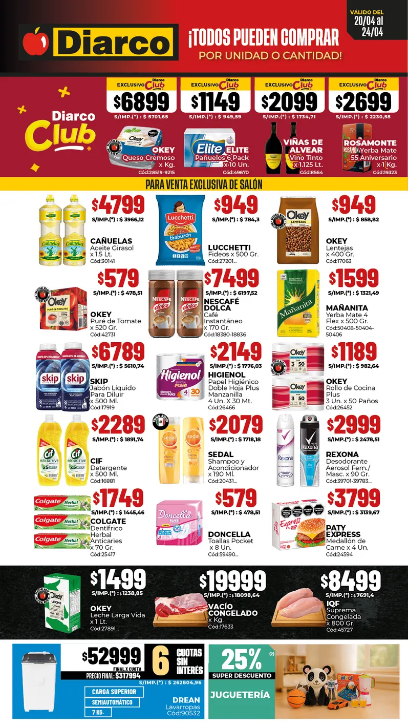 Ofertas de Dia  Ofertas 20 de abril al 24 de abril 2026 - Página 1 del catálogo