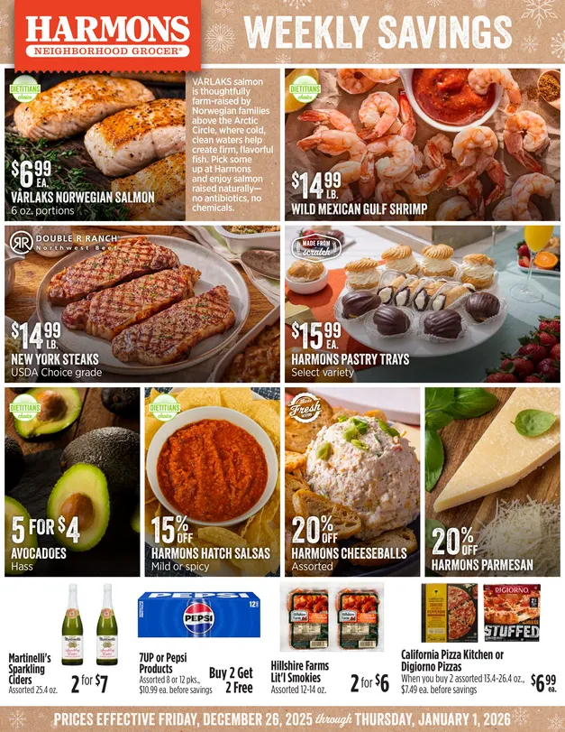 Weekly ad Harmons Sales from December 26 to January 1 2026 - Page 1