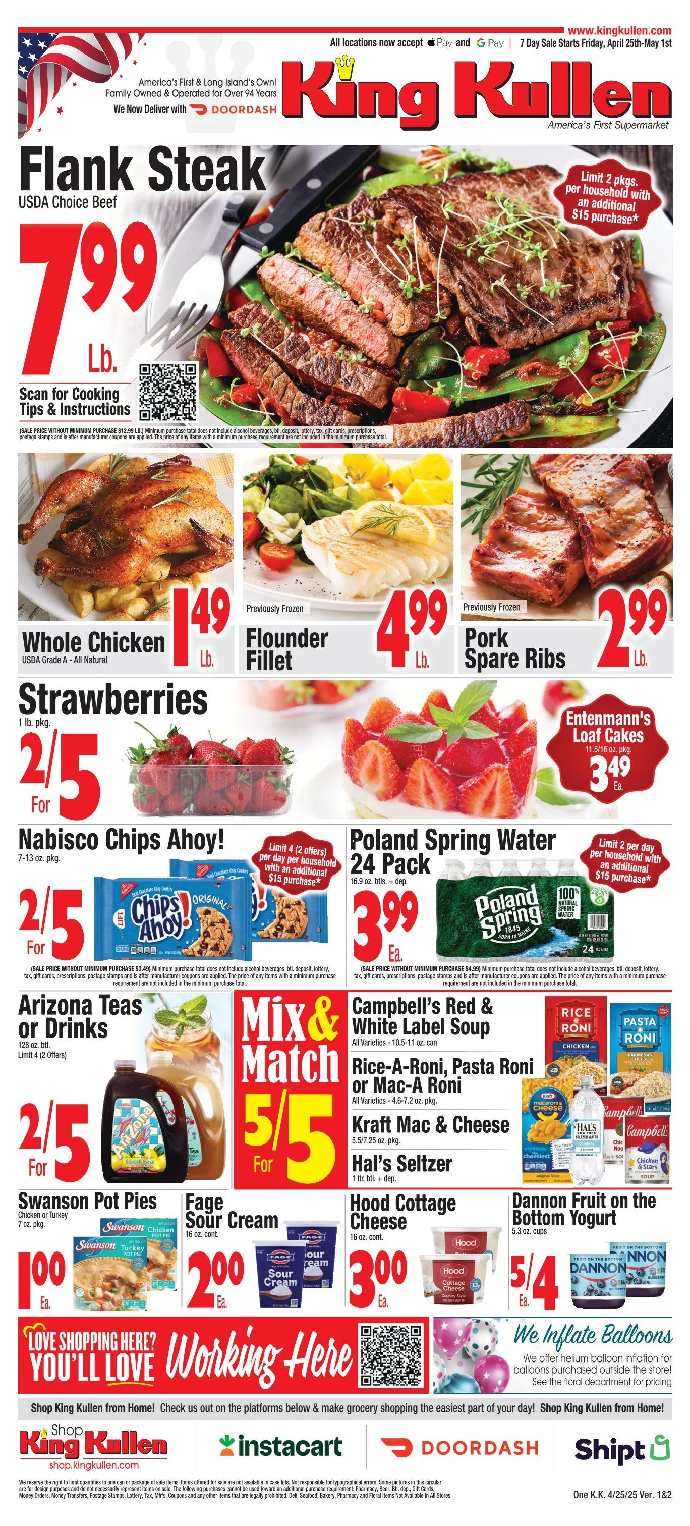 Weekly ad King Kullen Sales from April 25 to May 1 2025 - Page