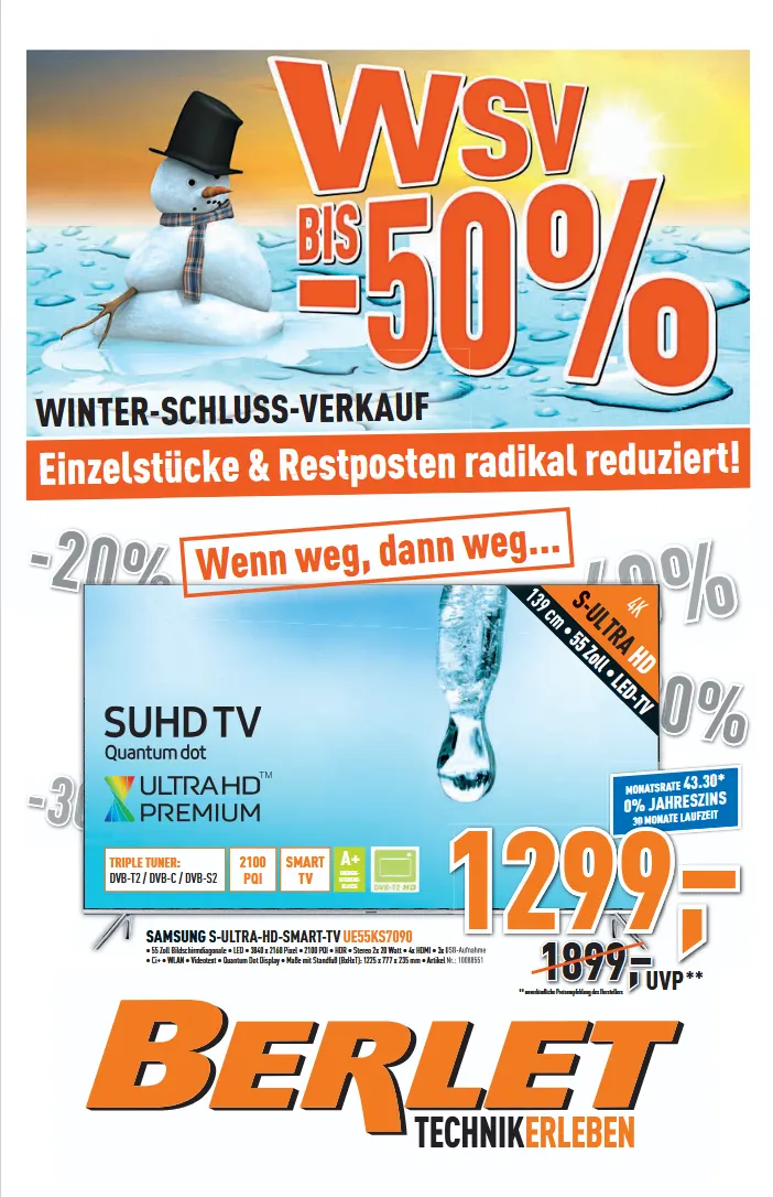  Berlet Angebote von 16. April bis 21. April 2026 - Prospekt seite 1