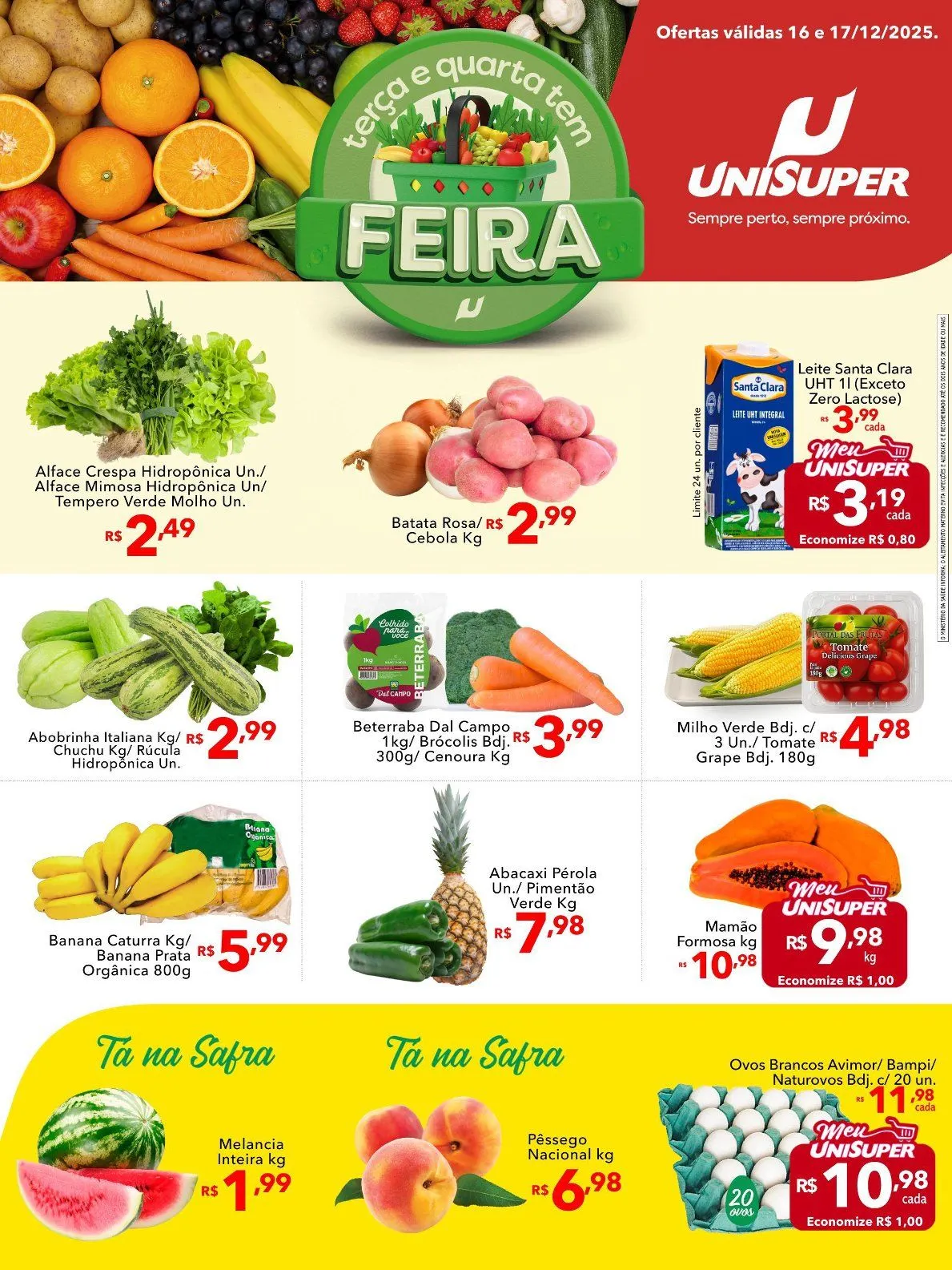 Encarte de UniSuper Ofertas 16 de dezembro até 17 de dezembro 2025 - Pagina 1