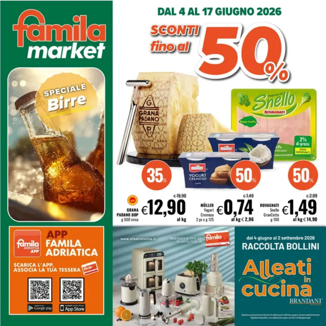 Volantini Famila Superstore da 4 giugno a 17 giugno di 2026 - Pagina del volantino